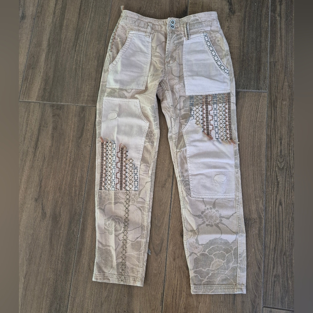 Anthropology Pilco Embroidered Women's Jeans size 27
